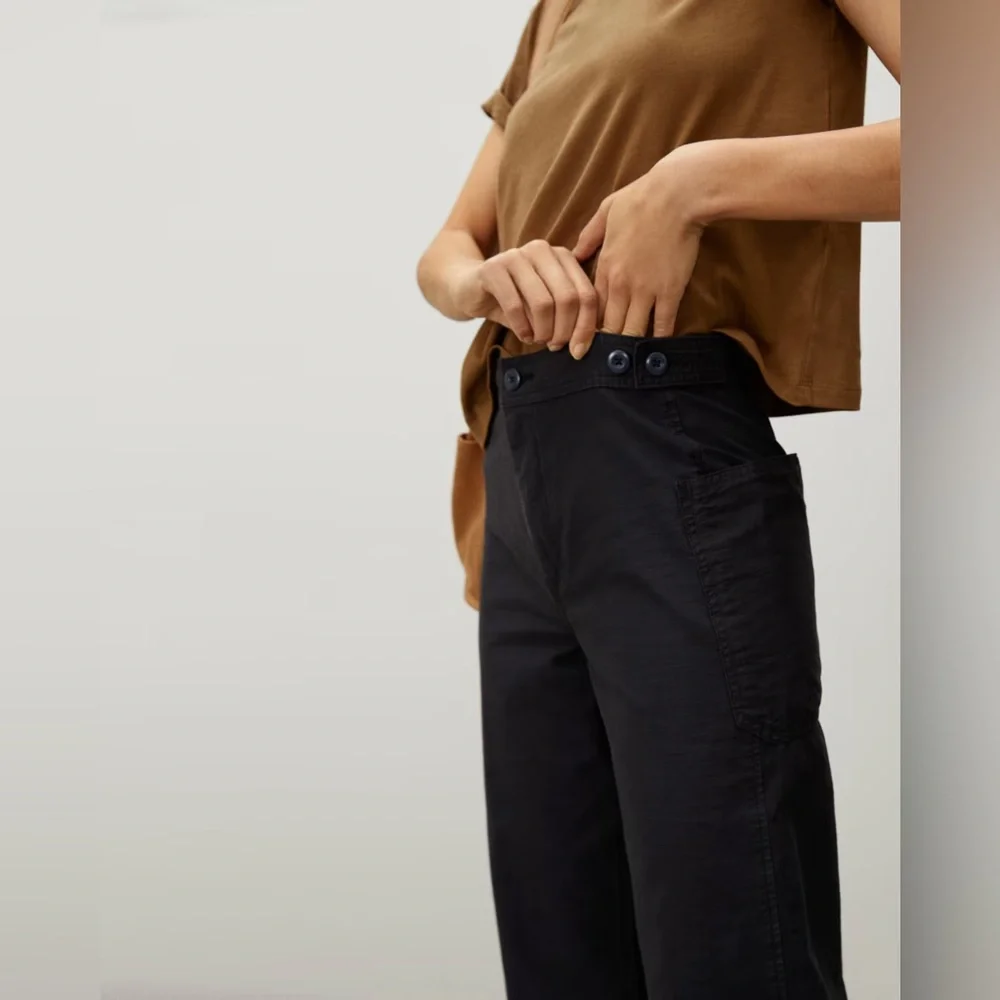 🖤EVERLANE THE FATIGUE BARREL PANTS IN BLACK 6